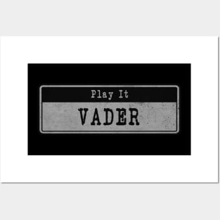 Vader // Vintage Fanart Tribute Posters and Art